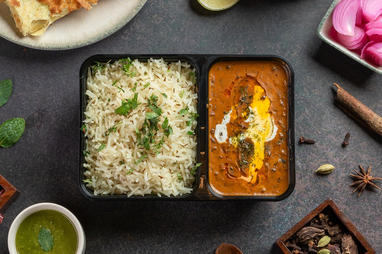 Dal Makhni with Jeera Rice